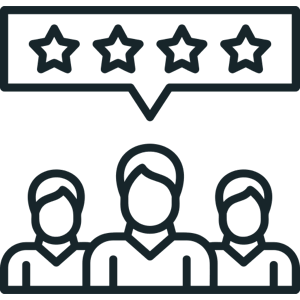 Customers reviews on a Google Business Profile